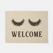 Eyelash & Brow Makeup Artist Beauty Salon Willkomm Fußmatte (Vorderseite)