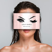 Eyelash Brow Microblade. QR CODE-Logo Silver Grau Visitenkarte