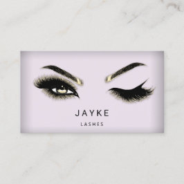 Eyelash Brow Microblade QR Logo Smoky Gray Powder Visitenkarte