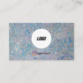 Eyelash Brows Lash Tech Visitenkarte (Rückseite)