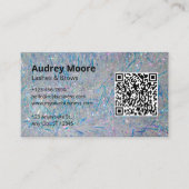 Eyelash Brows Lash Tech Visitenkarte (Vorderseite)