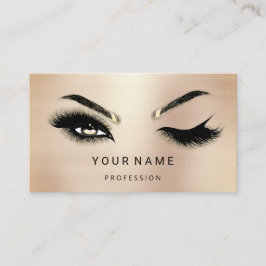 Eyelash Brows Microblade. QR-CODE-Logo-Blende Visitenkarte