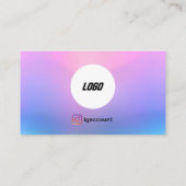 Eyelash Cards-Vorlagen Visitenkarte (Rückseite)