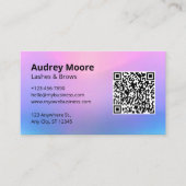 Eyelash Cards-Vorlagen Visitenkarte (Vorderseite)