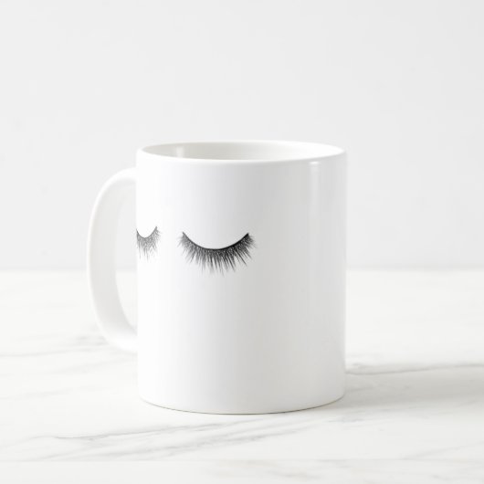 Eyelash Coffe Tasse (Vorderseite Links)