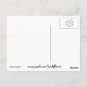 Eyelash DIVA - "LASH OUT!" Postkarte (Rückseite)