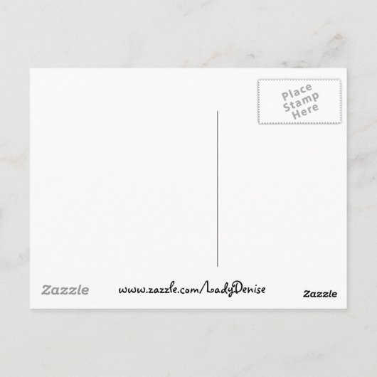 Eyelash DIVA - "LASH OUT!" Postkarte (Rückseite)