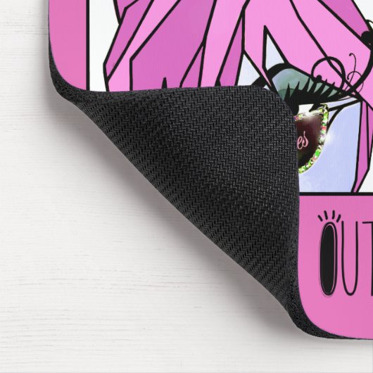 "Eyelash Divas" Lash Out, Dah-ling! Mousepad (Ecke)