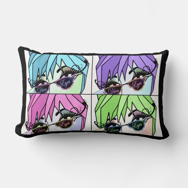 Eyelash Divas Lendenkissen (Vorderseite)