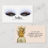 Eyelash-Erweiterung / Lash-Maker Visitenkarte (Vorne/Hinten)