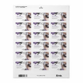 Eyelash-Erweiterungen - Labels Adressaufkleber (Vorne)