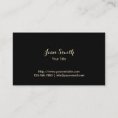 Eyelash-Erweiterungen Moderne Gold gestreift Visitenkarte (Rückseite)