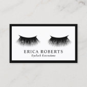 Eyelash-Erweiterungs-Peitschen-Make-upkünstler Visitenkarte (Vorderseite)