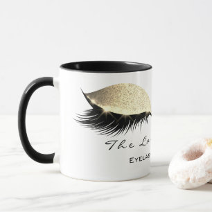 Eyelash-Erweiterungs-Schönheits-Studio-weißes Tasse