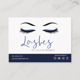 Eyelash Extension Aftercare Instructions Lash Logo Visitenkarte