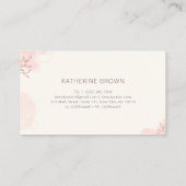 Eyelash Extension Branding Elegant Lash Artist Visitenkarte (Rückseite)