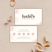 Eyelash Extension Elegant Branding Lash Artist Treuekarte