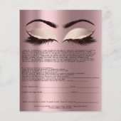 Eyelash Extension Liability Waiver Eyes Rosen Spar Flyer (Hinten)