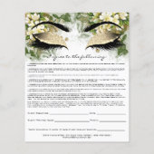 Eyelash Extension Liability Waiver Gold Microblade Flyer (Hinten)