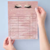 Eyelash Extension Liability Waiver Rose Marble2 Flyer (Hand)