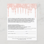 Eyelash Extension Liability Waiver Rose White Flyer (Hinten)