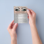 EYELASH EXTENSION RELEASE WAIVING Green Eyes Flyer (Gruppe)