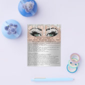 EYELASH EXTENSION RELEASE WAIVING Green Eyes Flyer (Einzeln)