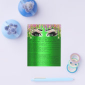 EYELASH EXTENSION RELEASE WAIVING Green Eyes Tropf Flyer (Einzeln)