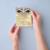 EYELASH EXTENSION RELEASE WAIVING Green Gold Flyer (Gruppe)