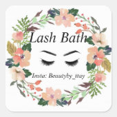 Eyelash Extension Sticker (Vorderseite)