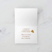 Eyelash Extension Tech Segen Erntedank Karte (Innenseite)