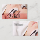 Eyelash Extensions Beauty Salon Wellness-Center Bu Visitenkarte (Vorne/Hinten)