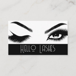 Eyelash Extensions Beauty Salon Wellness-Center Bu Visitenkarte