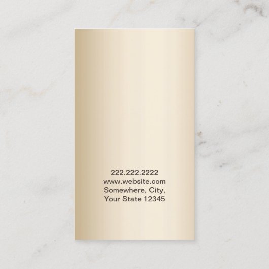 Eyelash Extensions Classy Blue & Gold Modern Visitenkarte (Rückseite)