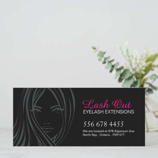 Eyelash Extensions Geschenkgutachten (Stehend Vorderseite)