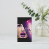 Eyelash Extensions, Lash Cosmetologist, Visitenkarte (Stehend Vorderseite)