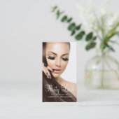 Eyelash Extensions Lash Kosmetologe Salon Visitenkarte (Stehend Vorderseite)