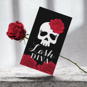 Eyelash Extensions Lash Salon Schönheit Blumenschä Visitenkarte