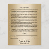 Eyelash Extensions Lila- & Gold-Haftungsverweigeru Flyer (Hinten)