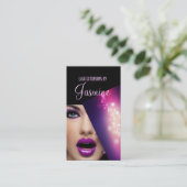 Eyelash Extensions Makeup Artist Visitenkarte (Stehend Vorderseite)