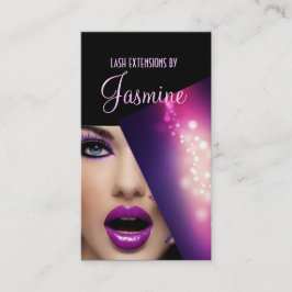 Eyelash Extensions Makeup Artist Visitenkarte