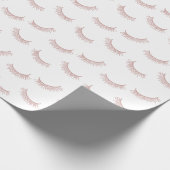 Eyelash Extensions Niedlich Pink Lashes Makeup Lov Geschenkpapier (Ecke)