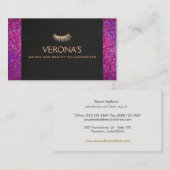 Eyelash Extensions Salon und Wellness-Center Imita Visitenkarte (Vorne/Hinten)