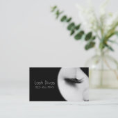 Eyelash Extensions Studio Business Card Visitenkarte (Stehend Vorderseite)