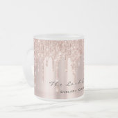 Eyelash Extention Beauty Studio Rose Spark Makeup Mattglastasse (Vorderseite Links)