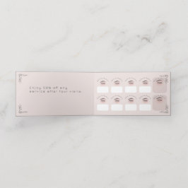 Eyelash Folgekarte Treuekarte