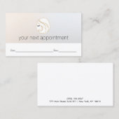 EyeLash Girl Cosmetologist Ernennung Erinnerung Terminkarte (Vorne/Hinten)