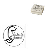 Eyelash Lash Bar Wood Art Briefmarke Gummistempel (Stempel)