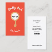 EyeLash Lash Extensions Mirror Visitenkarte (Vorne/Hinten)