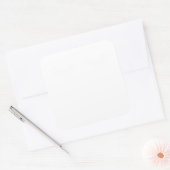 Eyelash Leichte und liebenswerte Kostüme Liebe Ihr Quadratischer Aufkleber (Umschlag)